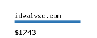 idealvac.com Website value calculator