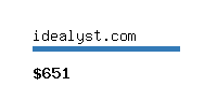 idealyst.com Website value calculator