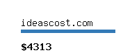 ideascost.com Website value calculator