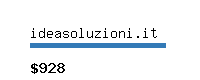 ideasoluzioni.it Website value calculator