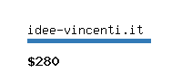 idee-vincenti.it Website value calculator