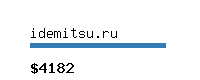idemitsu.ru Website value calculator