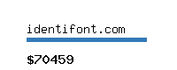 identifont.com Website value calculator