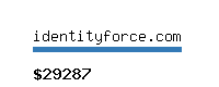 identityforce.com Website value calculator