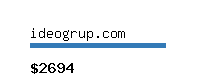 ideogrup.com Website value calculator