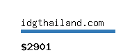 idgthailand.com Website value calculator