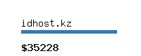 idhost.kz Website value calculator