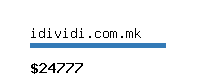 idividi.com.mk Website value calculator