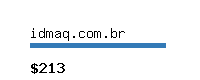 idmaq.com.br Website value calculator