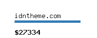 idntheme.com Website value calculator