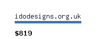 idodesigns.org.uk Website value calculator