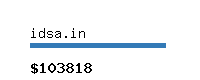 idsa.in Website value calculator