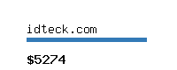 idteck.com Website value calculator