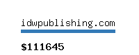 idwpublishing.com Website value calculator