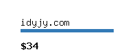 idyjy.com Website value calculator