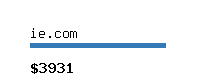 ie.com Website value calculator