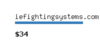 iefightingsystems.com Website value calculator