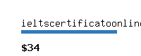 ieltscertificatoonline.com Website value calculator