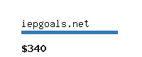 iepgoals.net Website value calculator