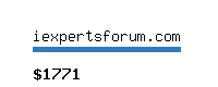 iexpertsforum.com Website value calculator