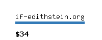 if-edithstein.org Website value calculator