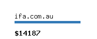 ifa.com.au Website value calculator