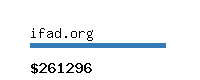 ifad.org Website value calculator