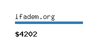 ifadem.org Website value calculator