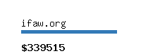 ifaw.org Website value calculator