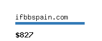 ifbbspain.com Website value calculator