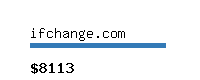 ifchange.com Website value calculator