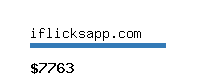 iflicksapp.com Website value calculator