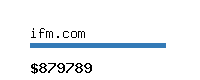 ifm.com Website value calculator