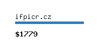 ifpicr.cz Website value calculator