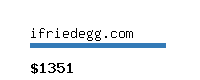 ifriedegg.com Website value calculator