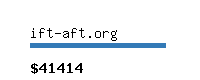 ift-aft.org Website value calculator