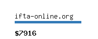 ifta-online.org Website value calculator