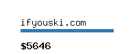 ifyouski.com Website value calculator