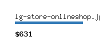 ig-store-onlineshop.jp Website value calculator