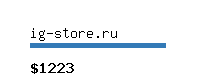 ig-store.ru Website value calculator