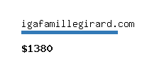 igafamillegirard.com Website value calculator