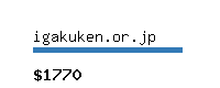 igakuken.or.jp Website value calculator