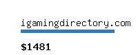 igamingdirectory.com Website value calculator