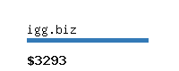 igg.biz Website value calculator