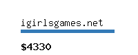 igirlsgames.net Website value calculator