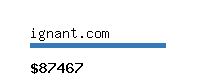 ignant.com Website value calculator