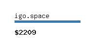igo.space Website value calculator
