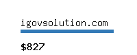 igovsolution.com Website value calculator