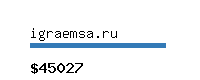 igraemsa.ru Website value calculator