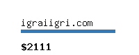 igraiigri.com Website value calculator